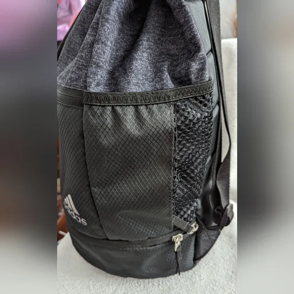 Adidas Drawstring Bucket Bag Backpack - Picture 6 of 7